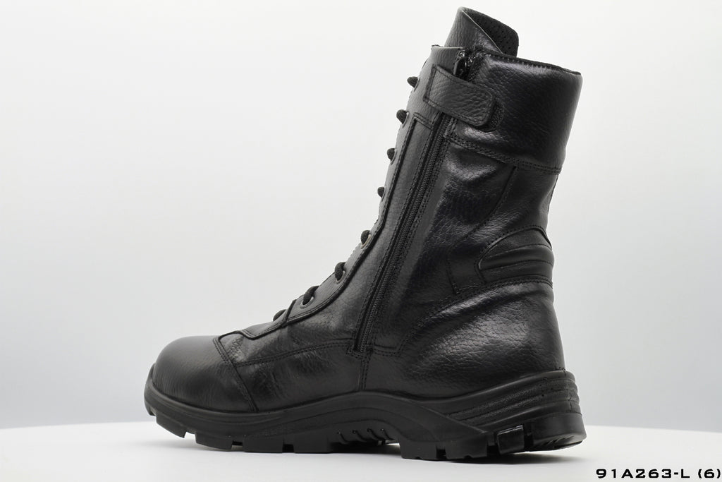 Tactical Boots in Black Leather