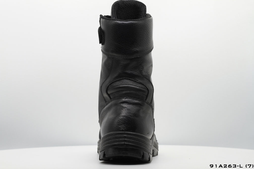 Tactical Boots in Black Leather