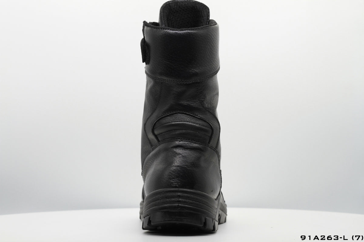 Tactical Boots in Black Leather