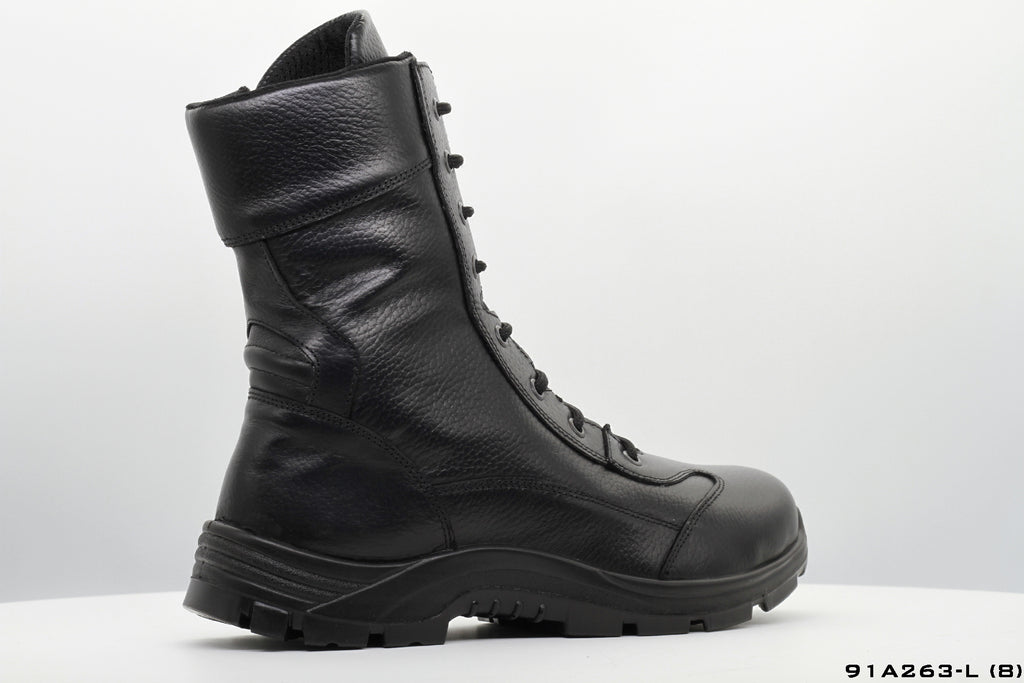 Tactical Boots in Black Leather