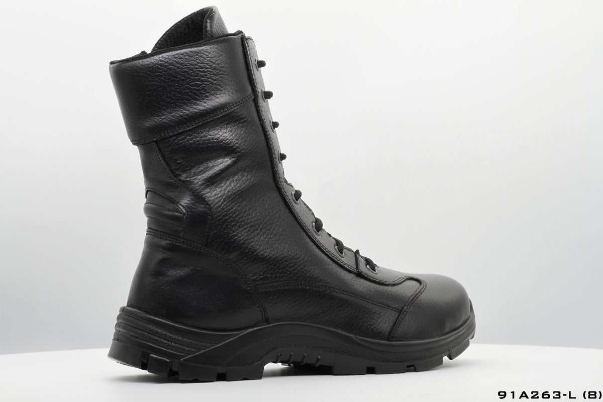 Tactical Boots in Black Leather
